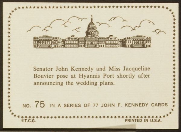 1963 Topps Story of President Kennedy
